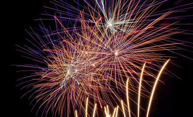 fireworks, pyrotechnic games to celebrate the New Year or other important events