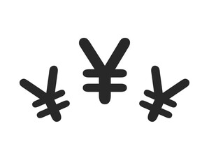 Yen icon illustration	
