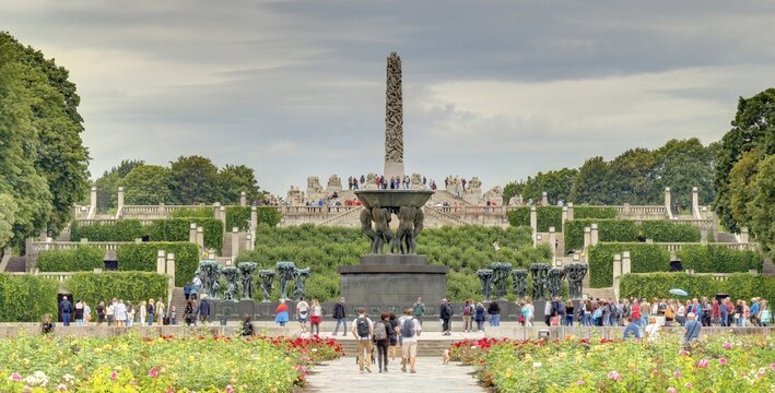 parc de Vigeland &agrave; Olso en Norv&egrave;ge