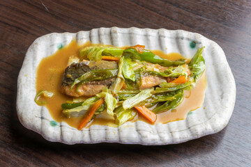 鮭のちゃんちゃん焼