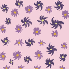seamless pattern with flowers