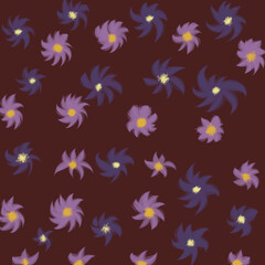 seamless background with flowers