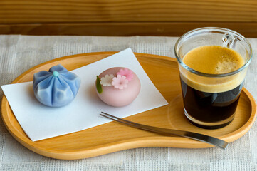 Japanese Traditional Sweets “Nerikiri”,  High-class Japanese Sweets that is Present at Tea Ceremonies and other Ceremonial Occasions