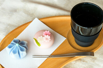 Japanese Traditional Sweets “Nerikiri”,  High-class Japanese Sweets that is Present at Tea Ceremonies and other Ceremonial Occasions