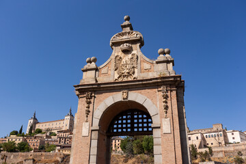 Fototapeta na wymiar Toledo Old Town Gate in Spain