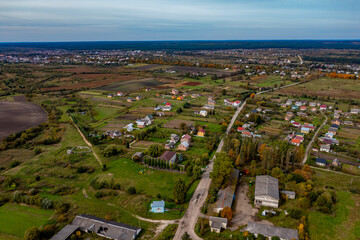 Knyazhyi Mist | Ukraine Village Knyazhyi Mist from above