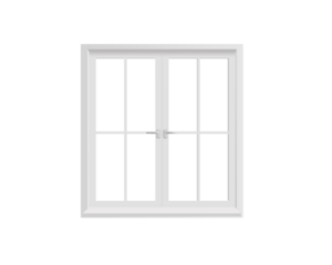 Isolated white window PNG transparent