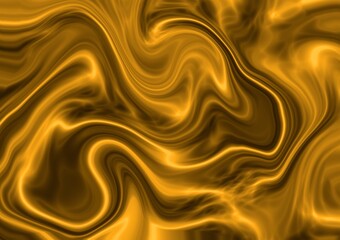 Obraz premium Gold luxury satin fabric texture for background. Pleated fabric. 