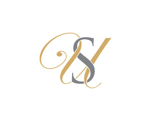 Letter S and U Logo Icon 001
