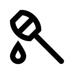 Honey Dipper Flat Vector Icon
