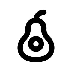 Pear Flat Vector Icon