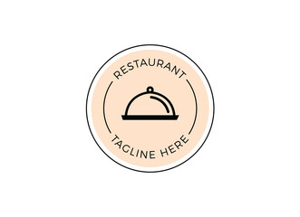 Modern logo of restaurant. Restaurant logo template. 