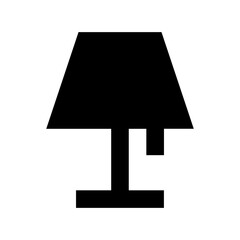 Table Lamp Flat Vector Icon