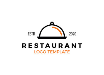 Modern logo of restaurant. Restaurant logo template. 