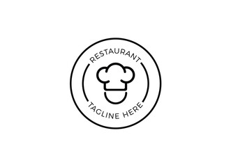 Modern logo of restaurant. Restaurant logo template. 