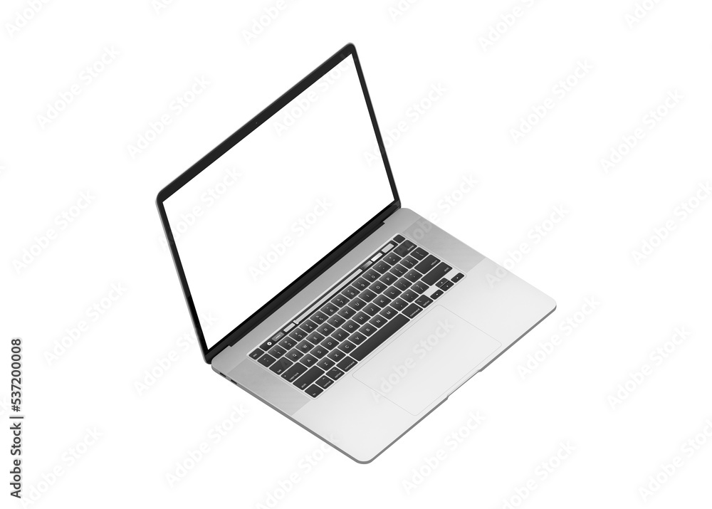 Poster isolated laptop, tablet and smart phone with blank screens for mockup. responsive web design promoti