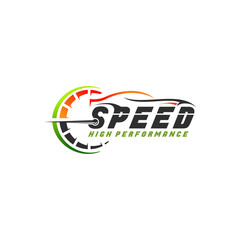 Fast and speed vector logo template