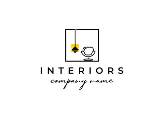 interior logo design inspiration symbol vector template