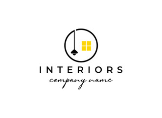 interior logo design inspiration symbol vector template