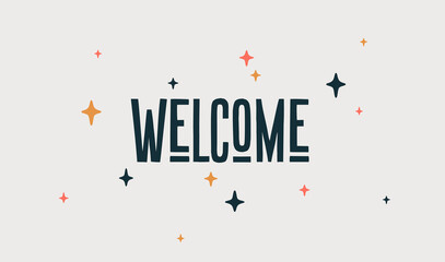 Hello. Poster with hand drawn lettering Hello. Hand drawn vintage drawing for poster, banner, motivation phrase on dark background. Vector Illustration