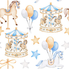 carousel with horses © Victoria