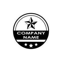 Simple your company name logo design