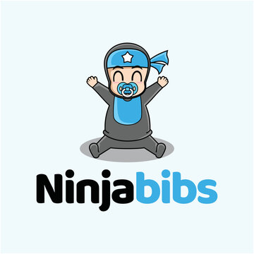 Ninja bibs logo design