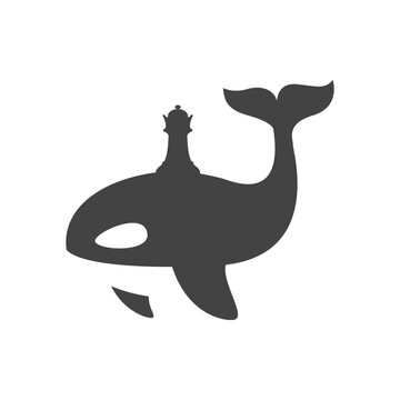 Orca and chess icon