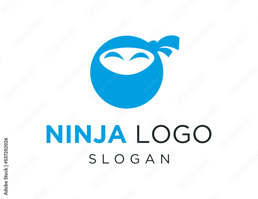 Aufkleber logo design about ninja on white background. created using the coreldraw application.