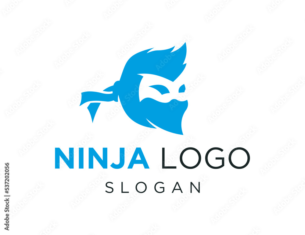 Aufkleber logo design about ninja on white background. created using the coreldraw application.