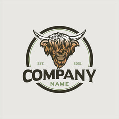 Cattle company logo design