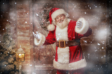 joyful santa claus