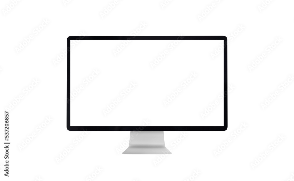 Aufkleber Isolated display in front position. PNG transparent background and display
