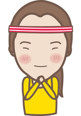 Cute cartoon character