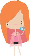 Cute cartoon character