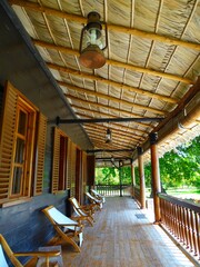 Seychelles, Indian Ocean, La Digue Island, Grann Kaz also called Emmanuelle's house in the Union Estate