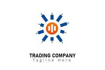 Trading  Logo Template for financial company