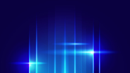 Modern abstract high-speed movement. Colorful dynamic motion on blue background. Movement sport pattern for banner or poster design background concept.