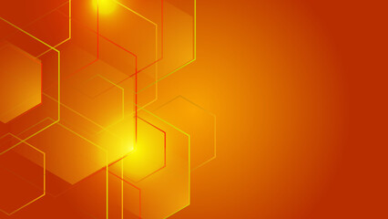 Modern red orange abstract high-speed light effect. Technology futuristic dynamic motion on blue background. Movement pattern for banner or poster design background concept.