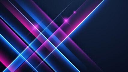 Fototapeta premium Modern abstract speed line background. Dynamic motion speed of light. Technology velocity movement pattern for banner or poster design. Vector illustration