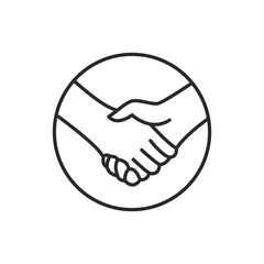 Fototapeta premium Hand Shake logo