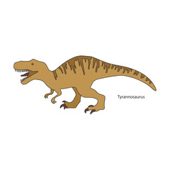 Naklejka premium Ancient dinosaur vector icon.Color vector icon isolated on white background ancient dinosaur.