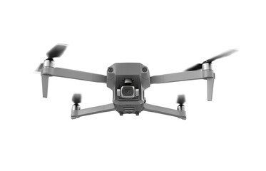 Aerial drone 3D rendering isolated on transparent background - 537213203