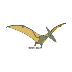 Ancient dinosaur vector icon.Color vector icon isolated on white background ancient dinosaur. © Svitlana