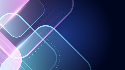 Modern abstract high-speed movement. Dynamic motion light trails with motion blur effect on dark background. Futuristic, technology pattern for banner or poster design.