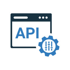 Api, application, web, development icon. Simple vector sketch.