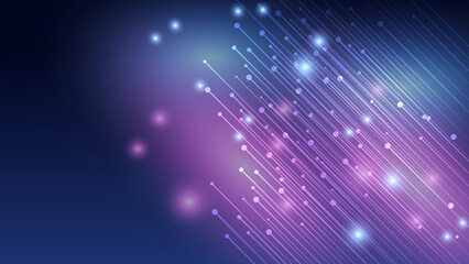Fototapeta premium Modern abstract high speed movement. Colourful dynamic motion on blue background. Movement sport pattern for banner or poster design background concept.