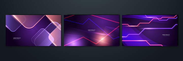 Modern abstract high-speed light effect. Technology futuristic dynamic motion on blue background. Movement pattern for banner or poster design background concept.