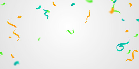 Colorful confetti background for various festival celebration vector illustration.