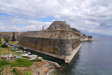 old Venetian fortress in Corfu town